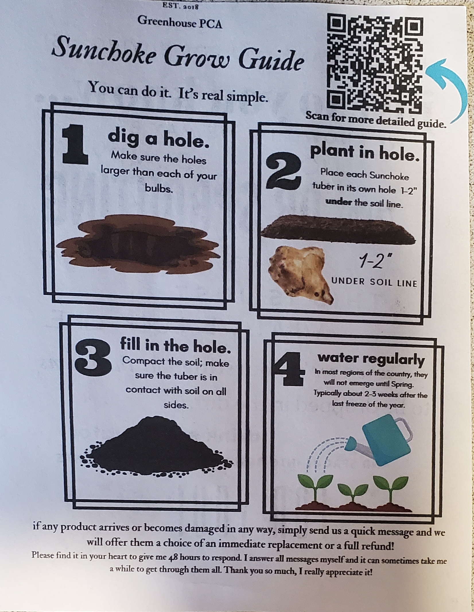 Fartichokes instructions page 2