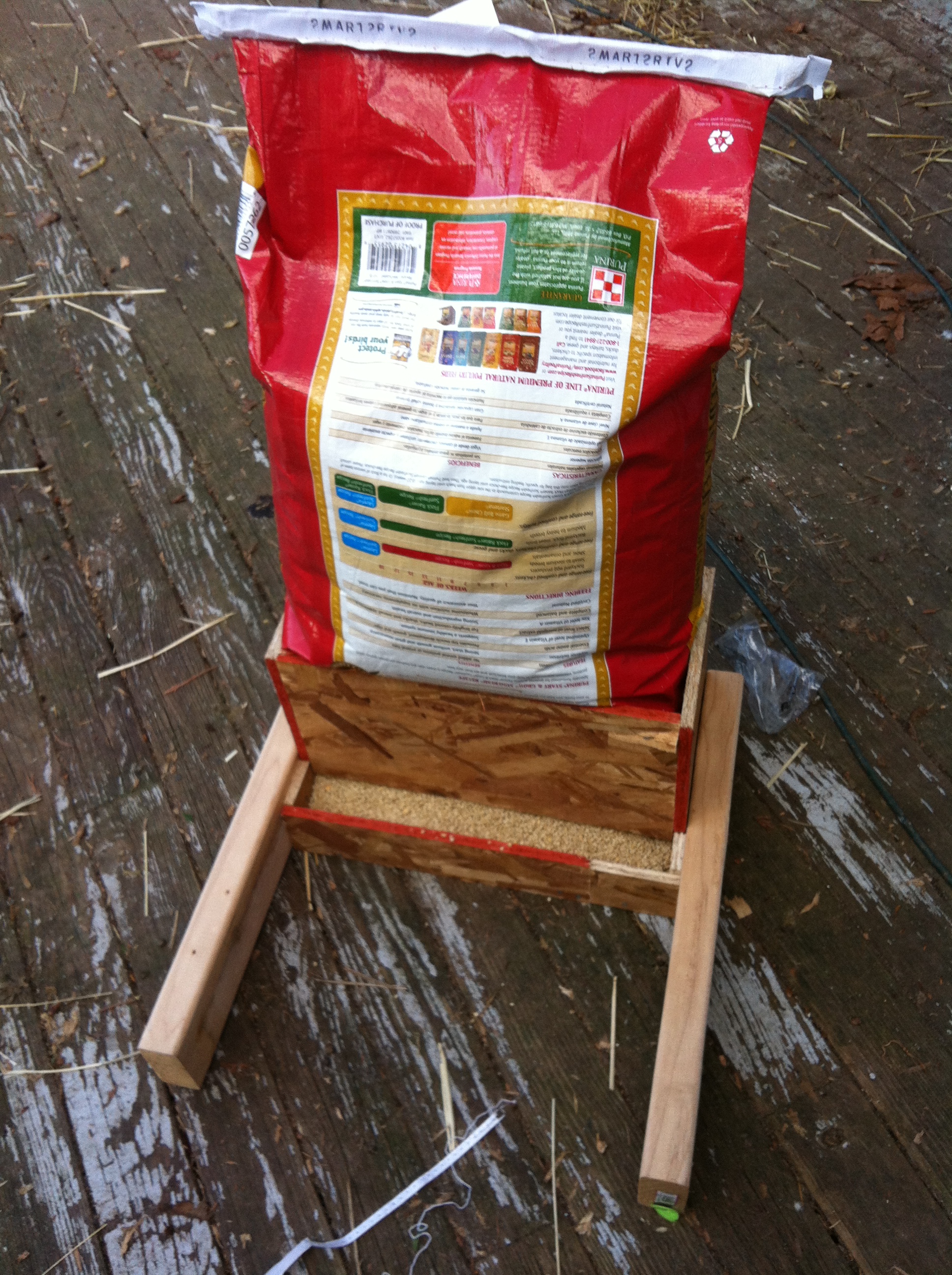 Feeder with bag