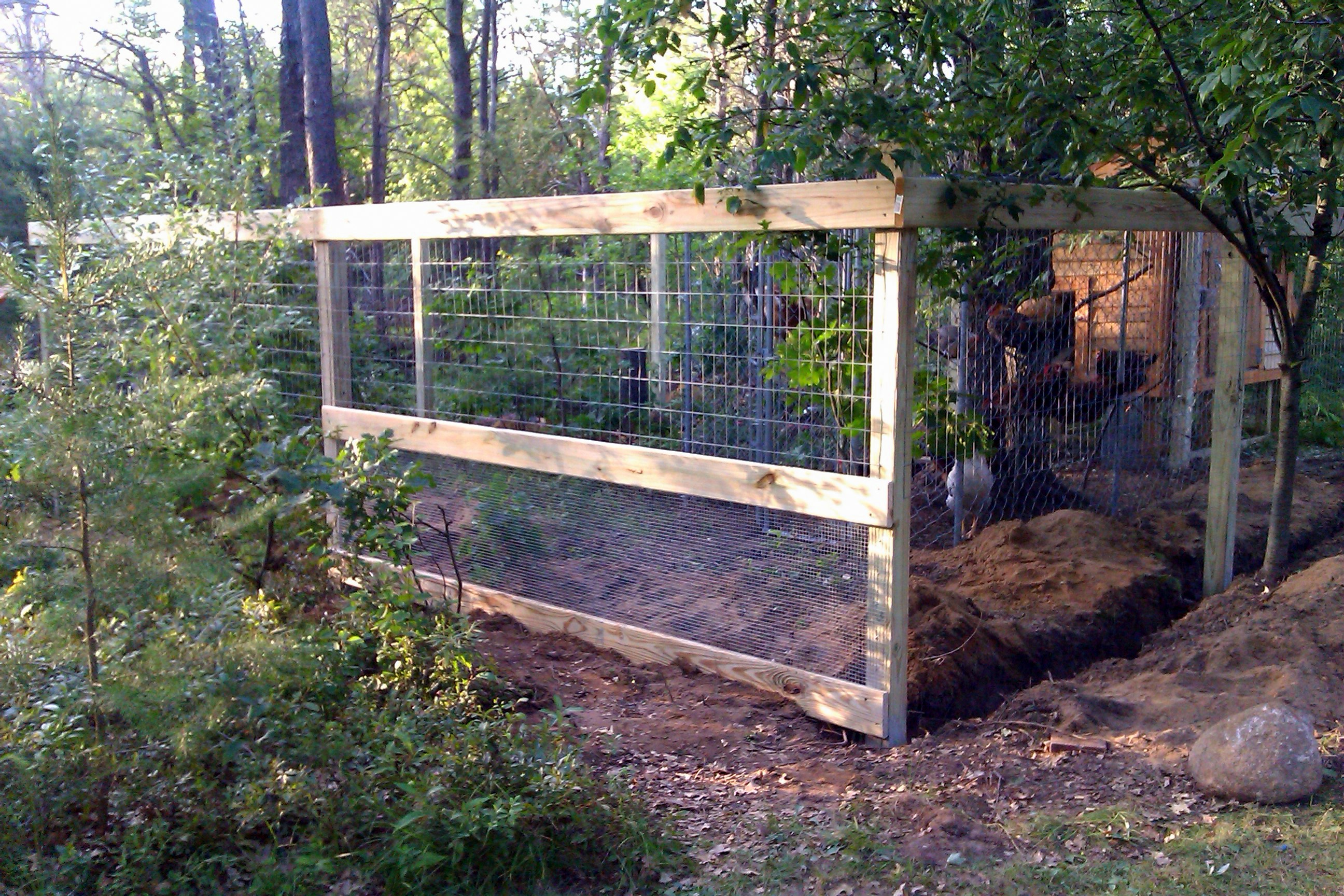 Fencing going up!