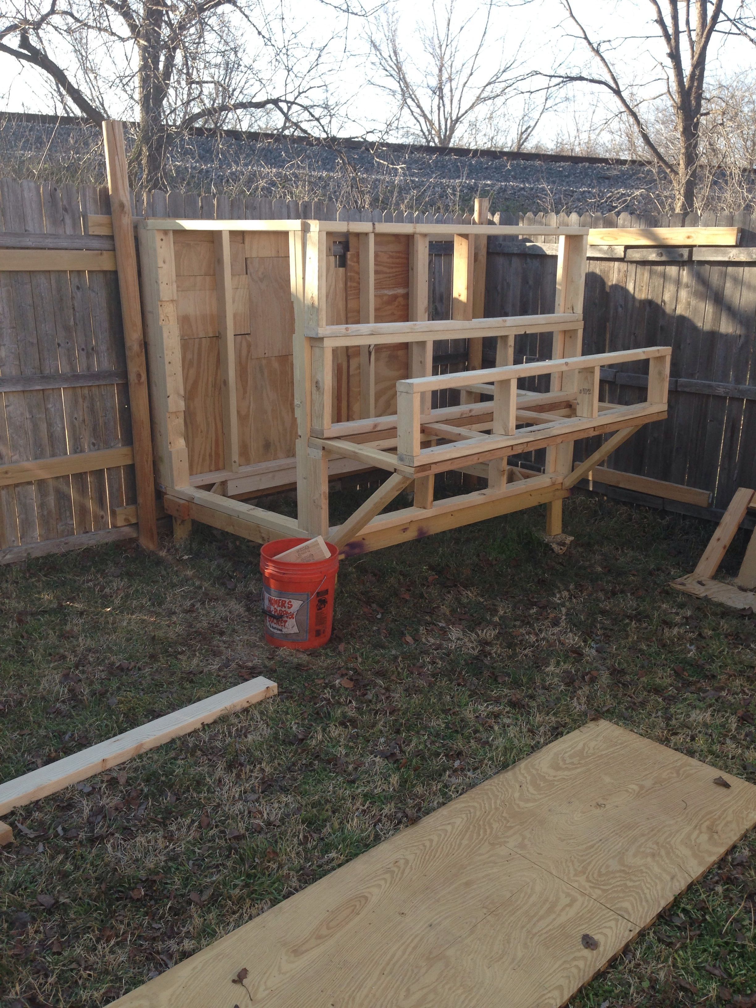 Finally got to work on the new coop. :)