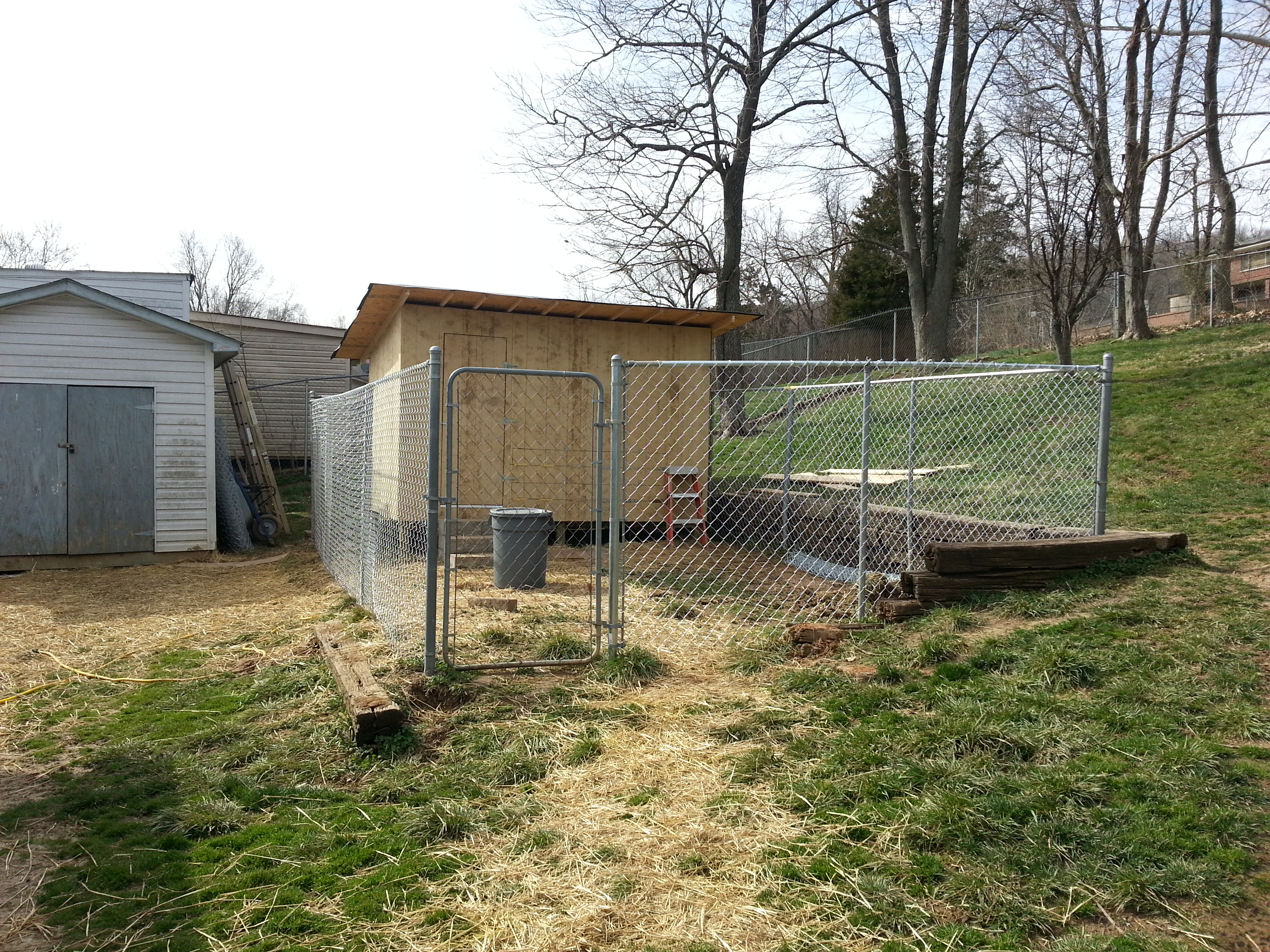 Finished fencing