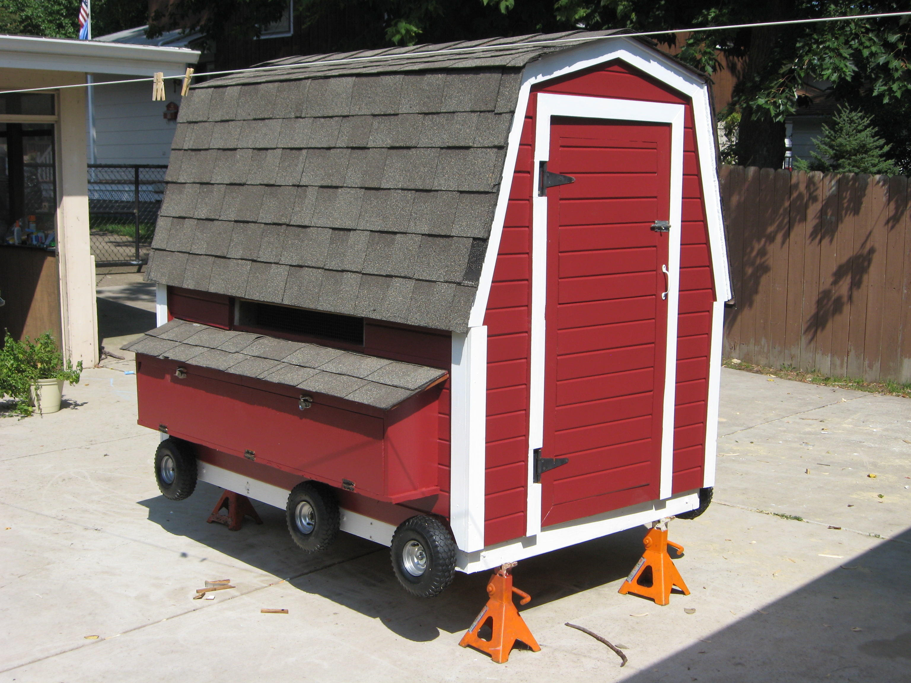 Finished painting coop BackYard Chickens Learn How to Raise Chickens