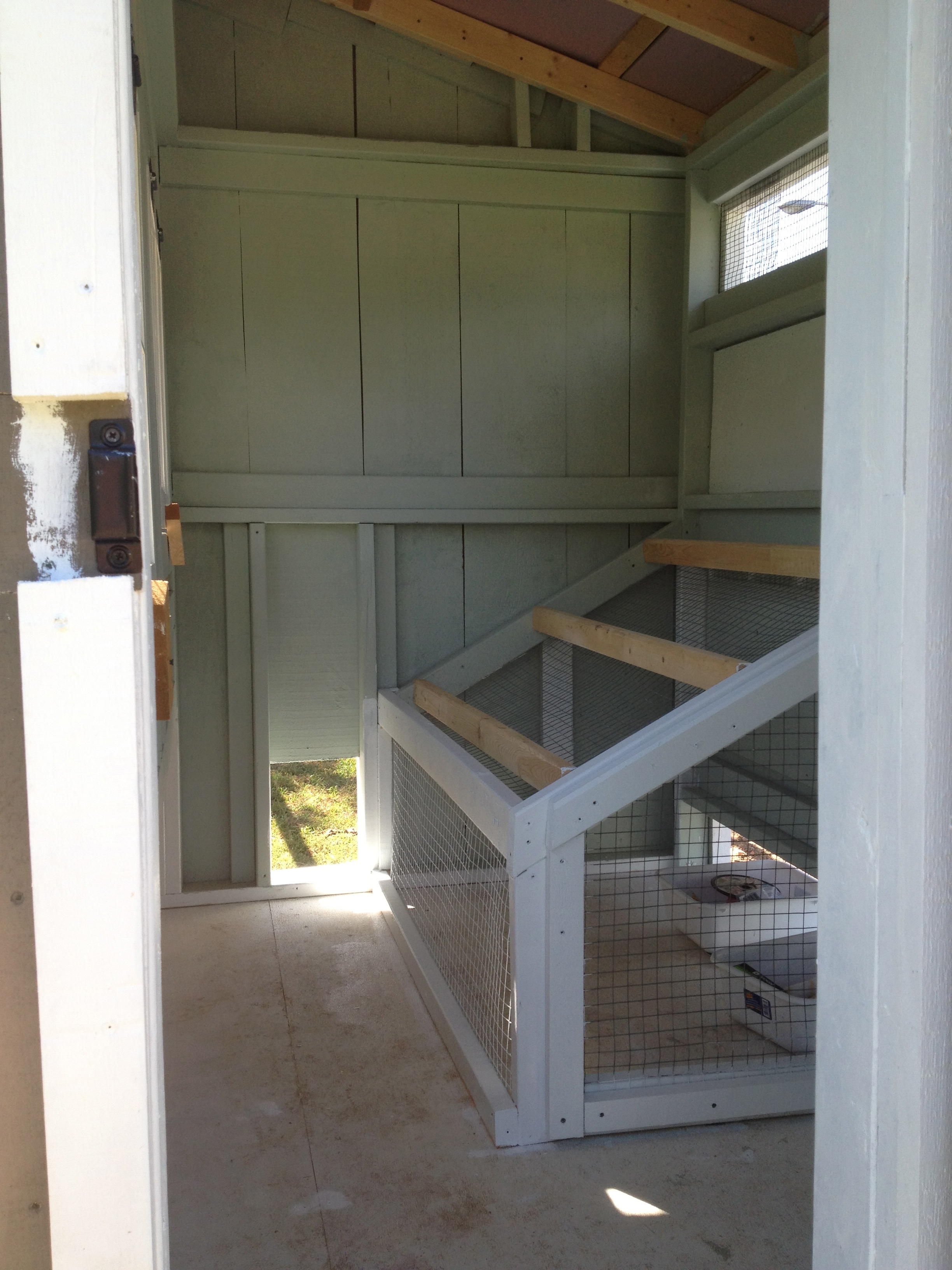 finished the roosting bar