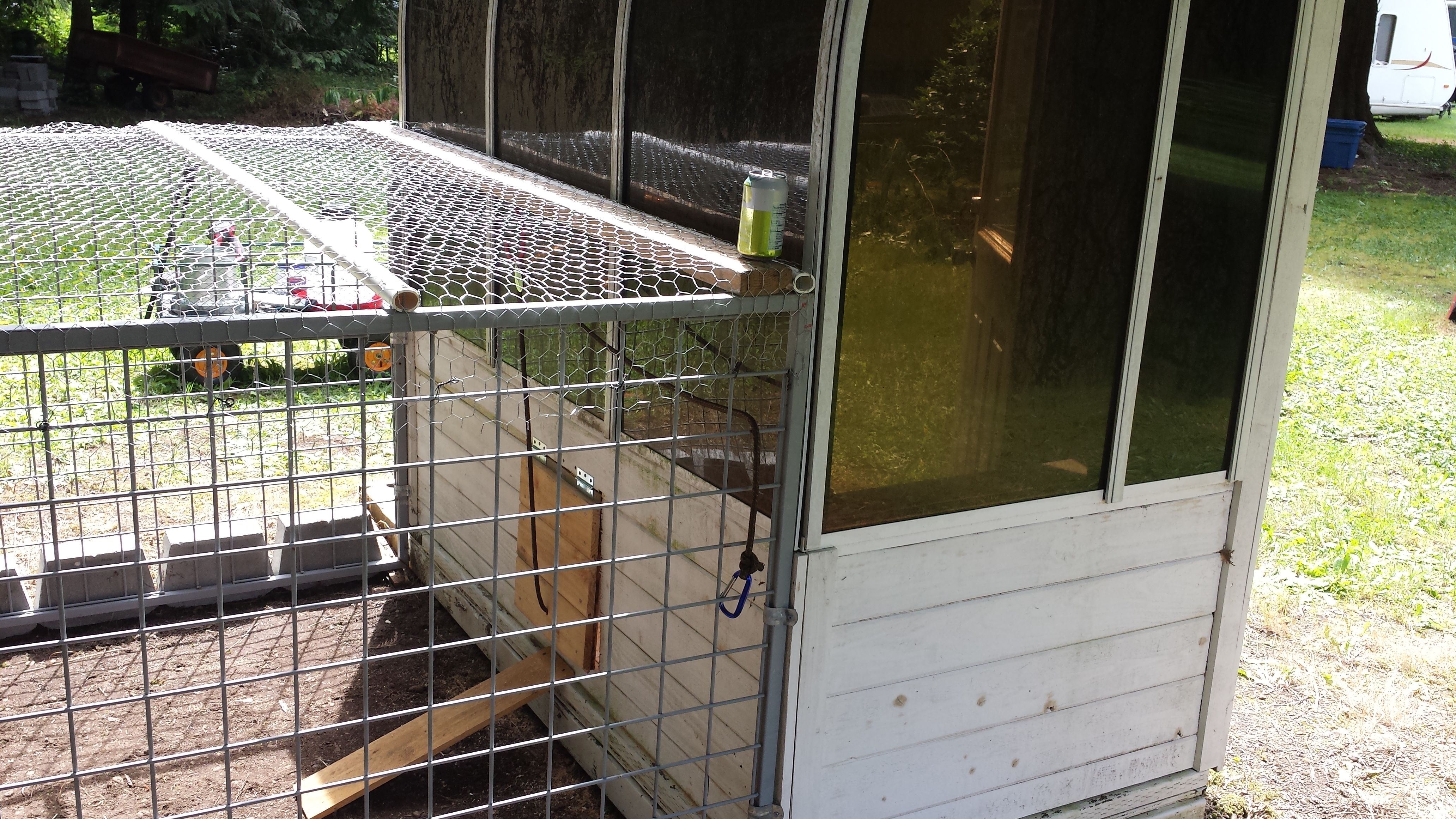 Finished the siding and putting a primer coat on and getting the run put together