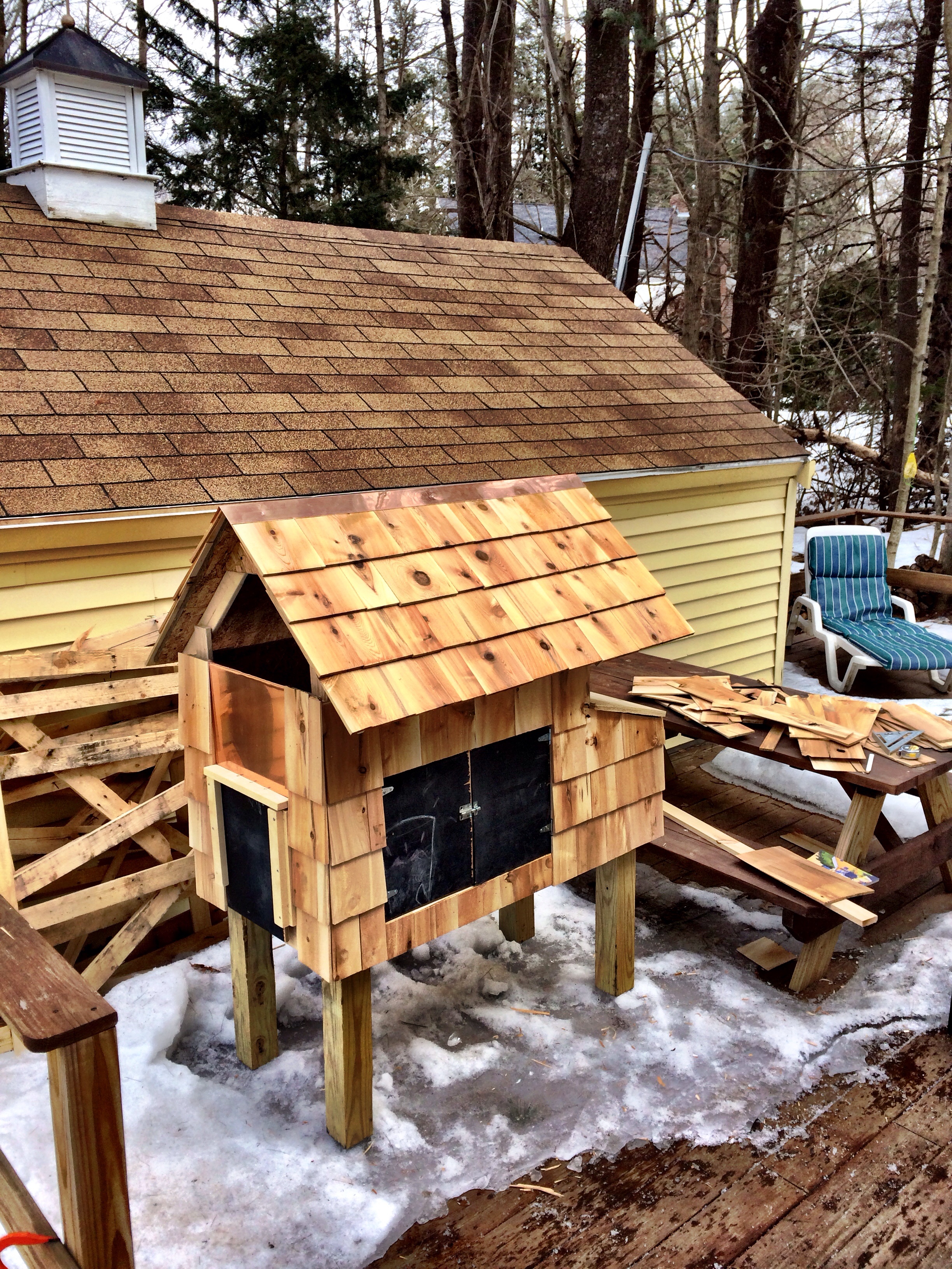 First coop, when it gets above 6 degrees here in NH I will fishing painting and predator proofing.