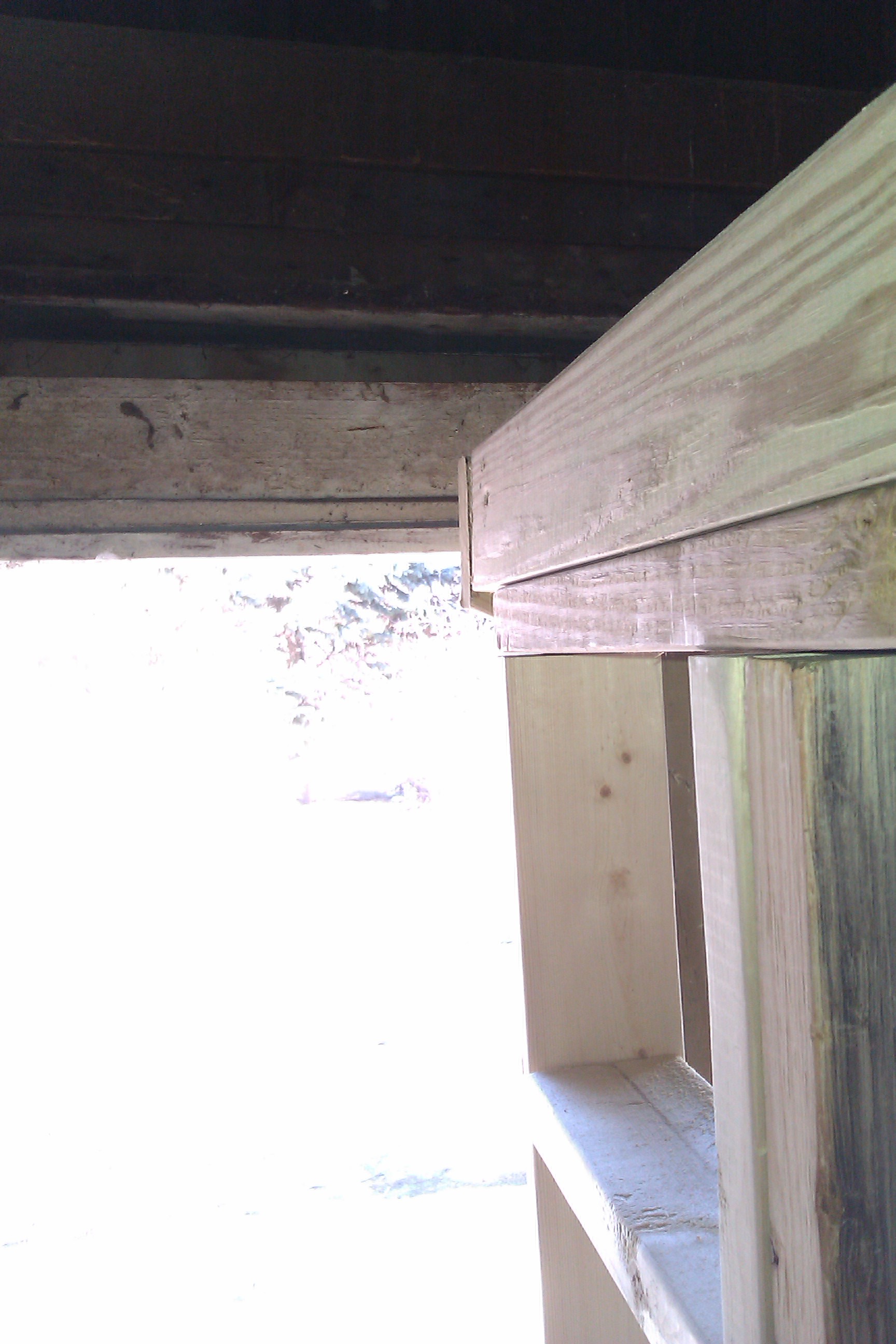 First time building something and I forgot to measure the entrance to the garage.  oops!