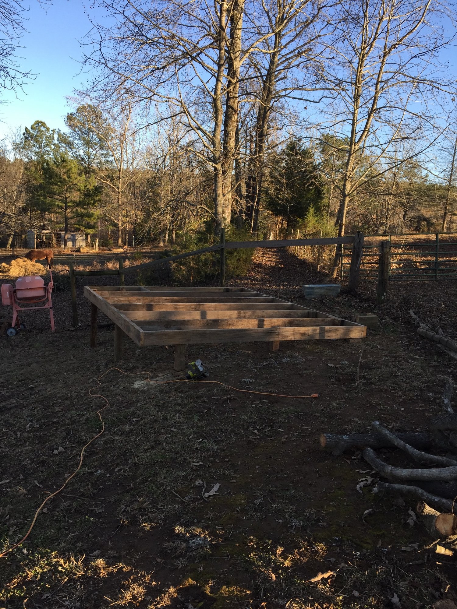 Foundation being built a second time