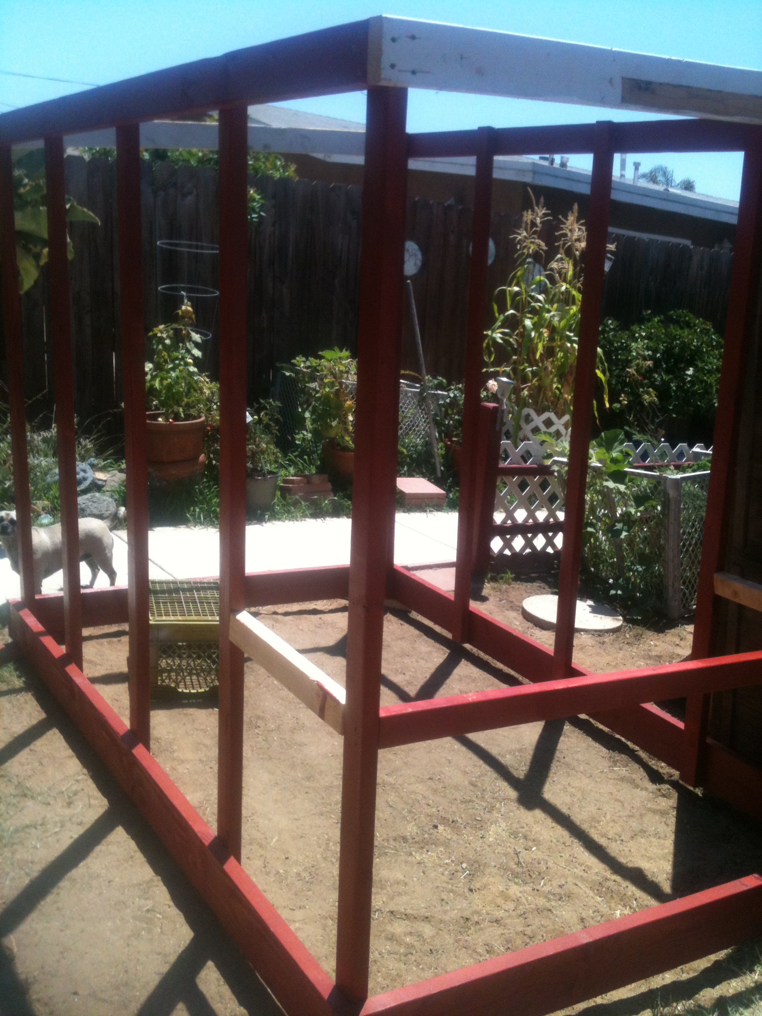Frame is up