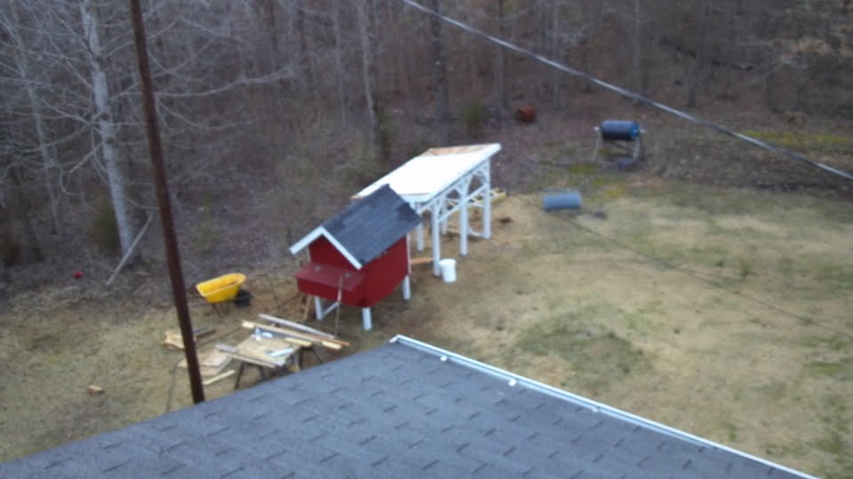 From the rooftop and not quite done.