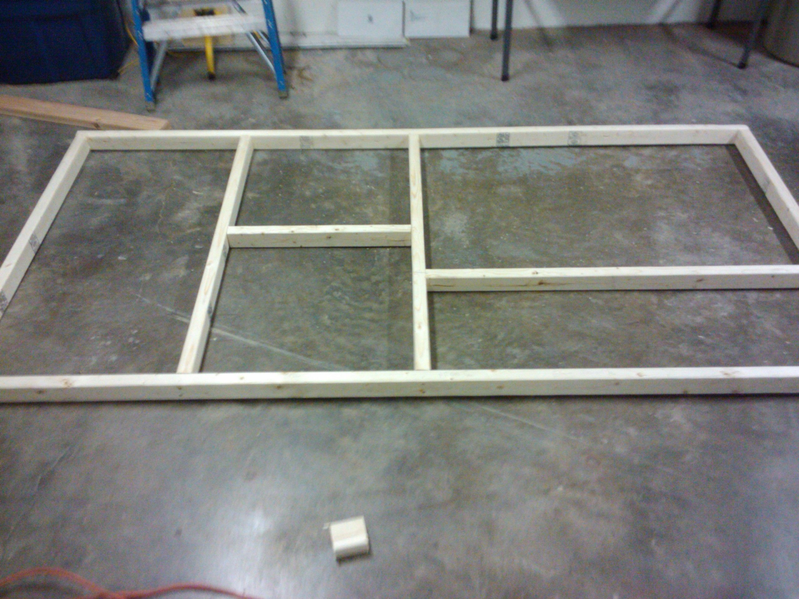 front 4x8 wall