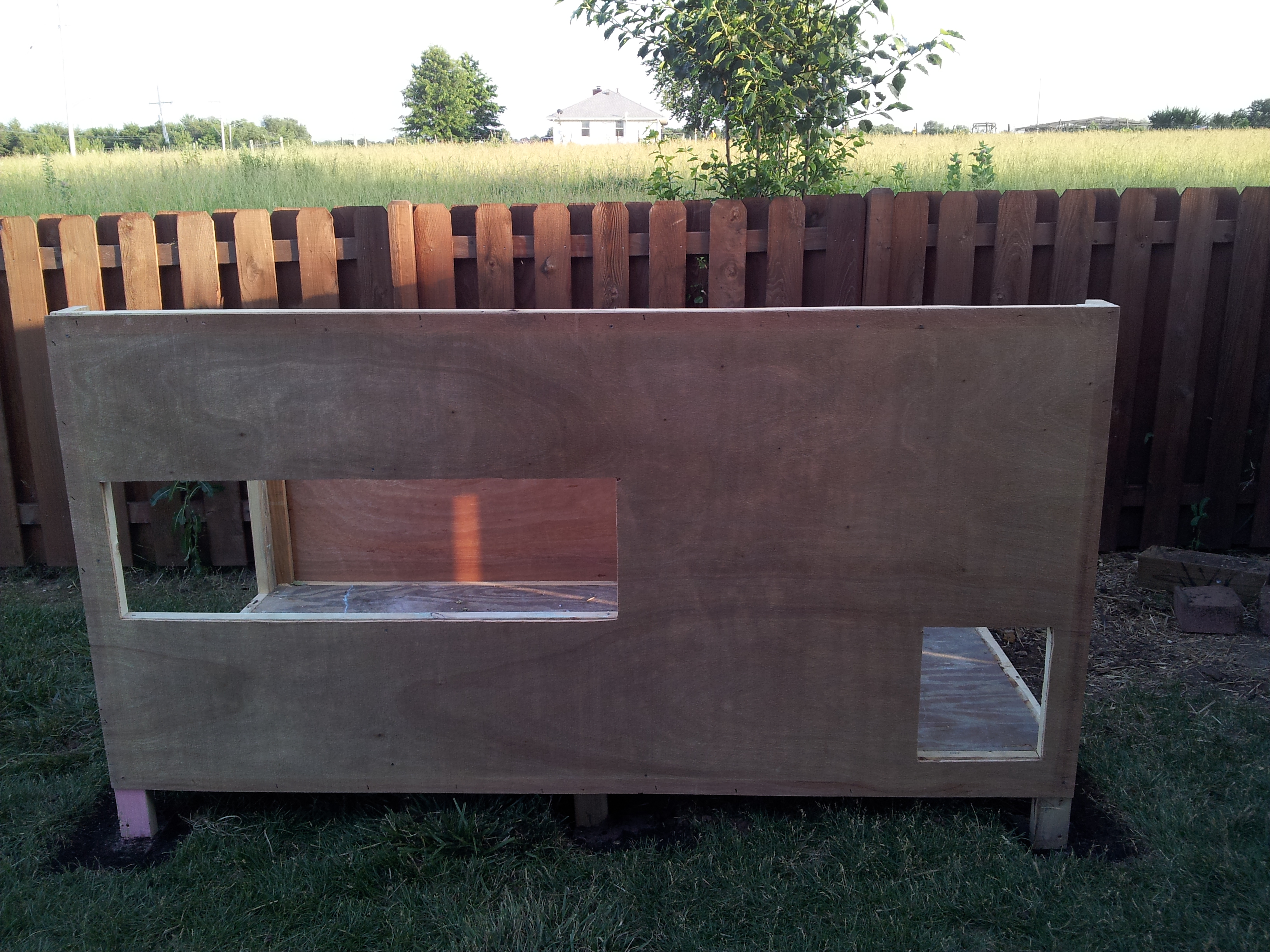 Front and back siding attached.