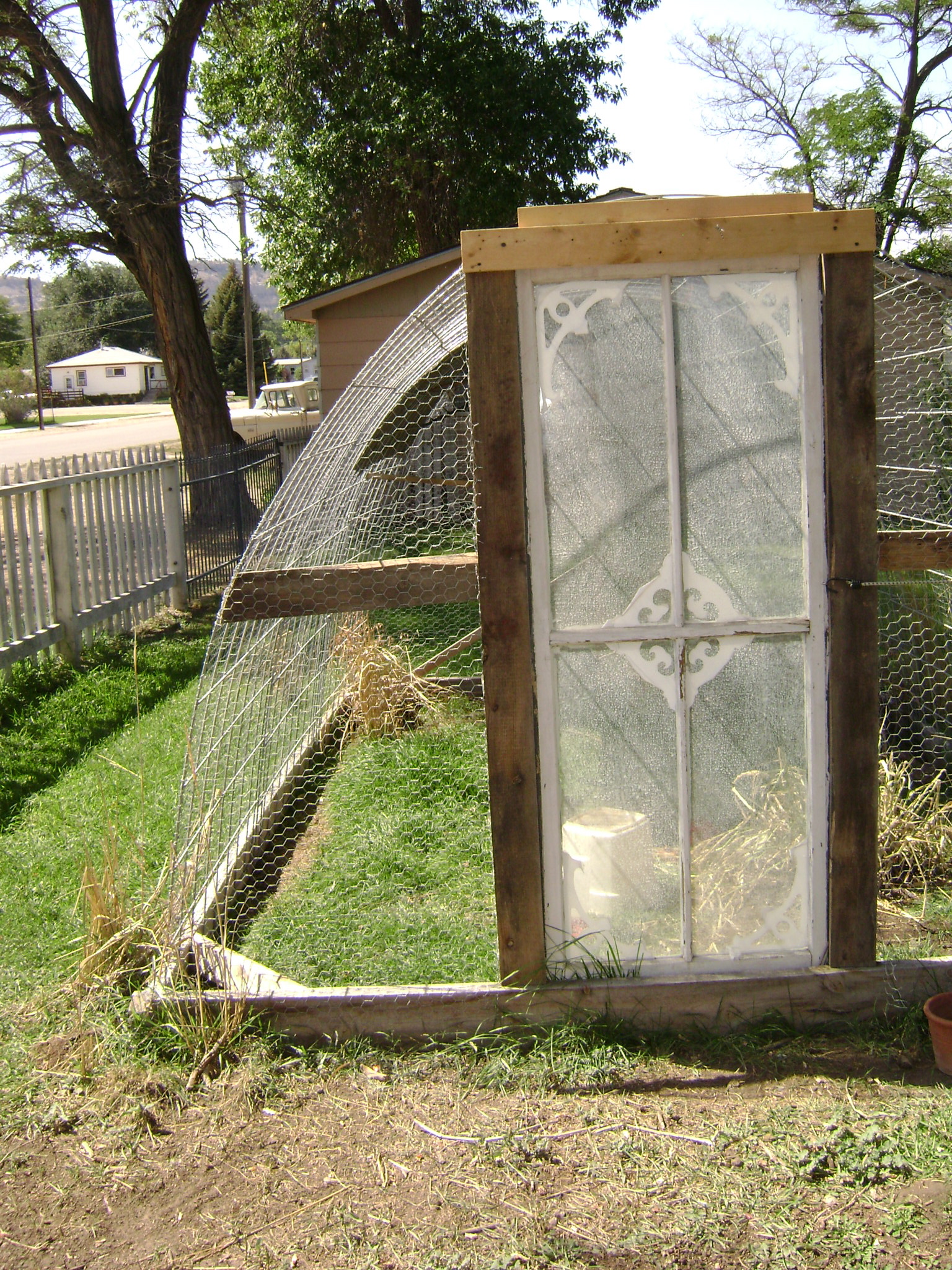 Front door is storm window