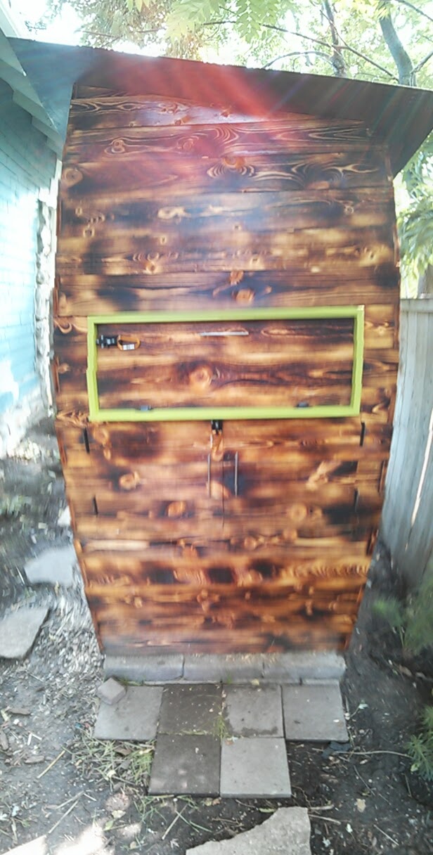 Front of coop.