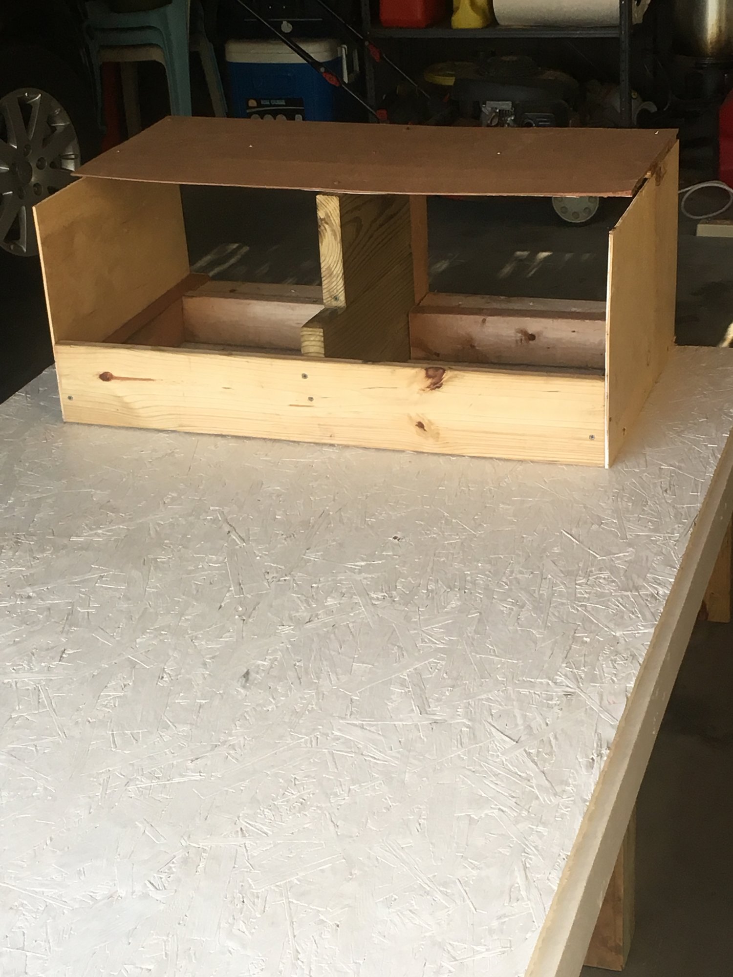 Front view nest box