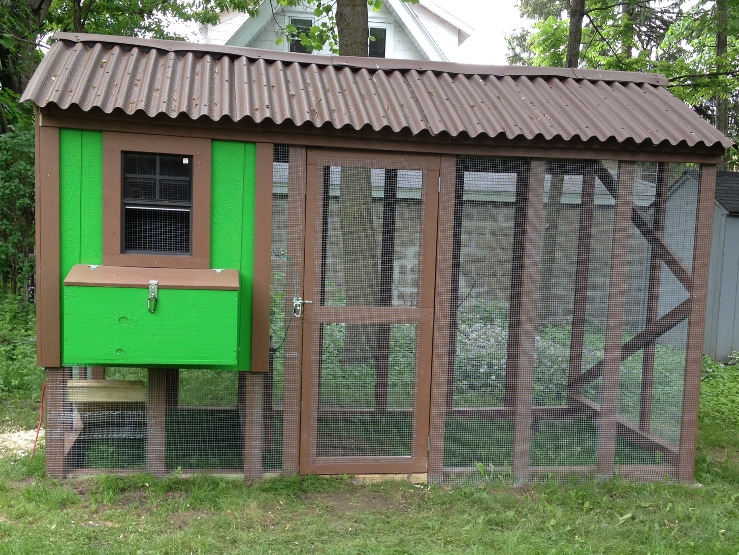 Front view of the coop.