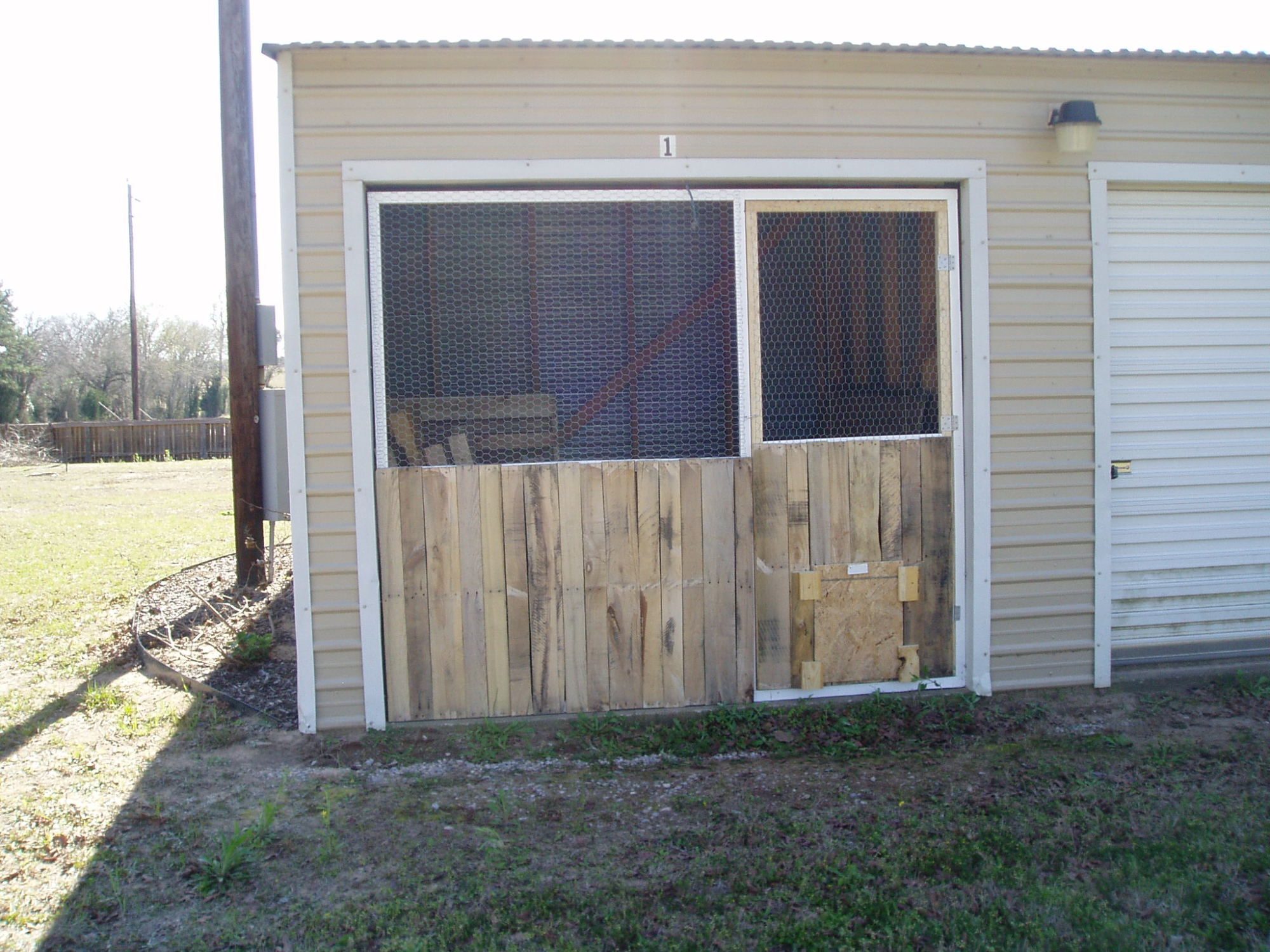Future plans for more coops from our Storage Facility.  This is the first insert that will be in all 10 units.
