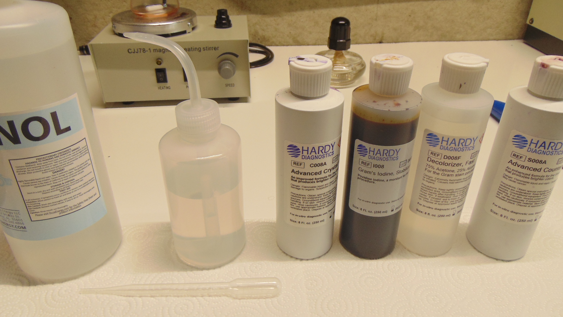 Gram Stain supplies