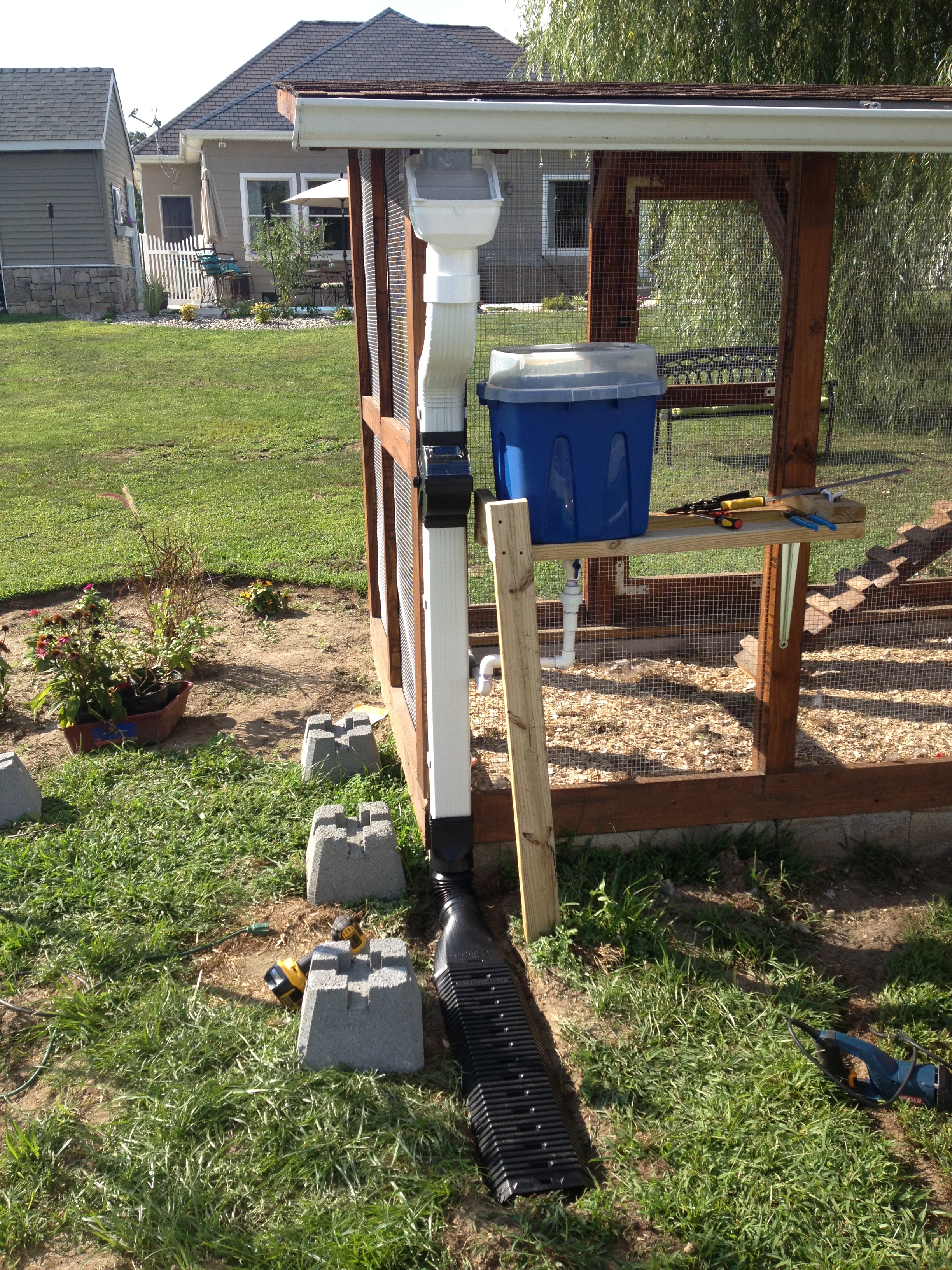 gutter, screen, and diverter