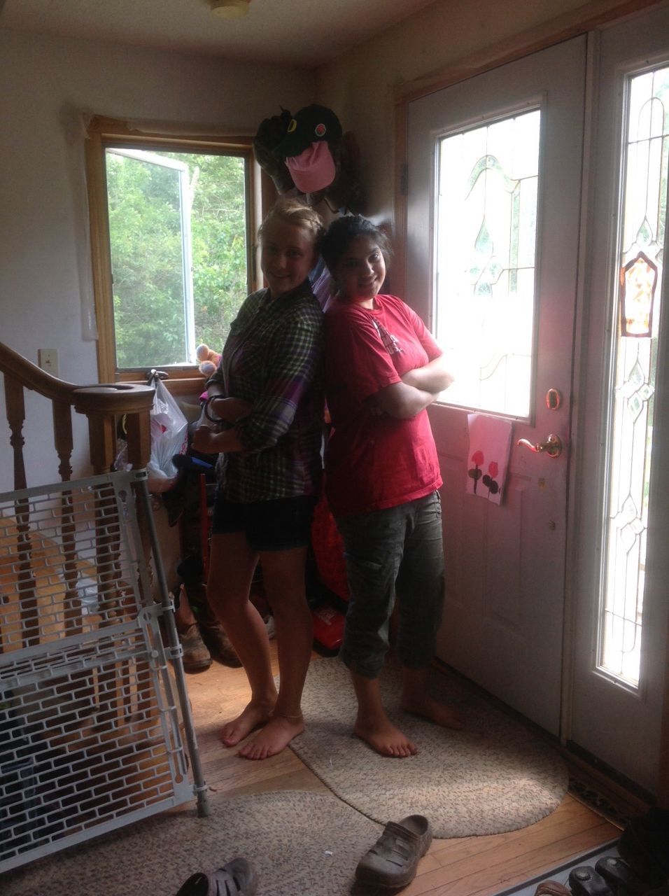 Hanging with Corina.