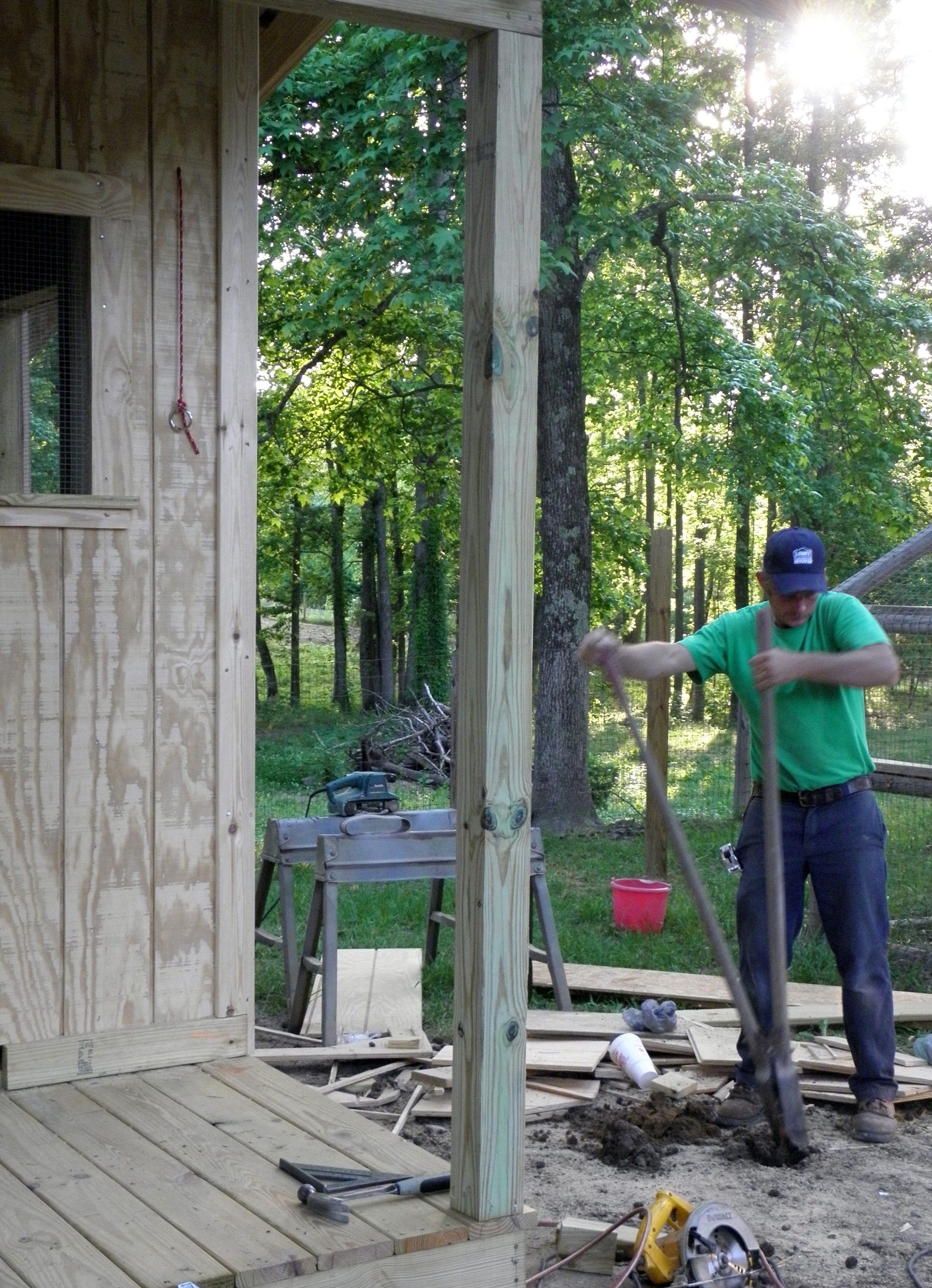 Hard work setting posts