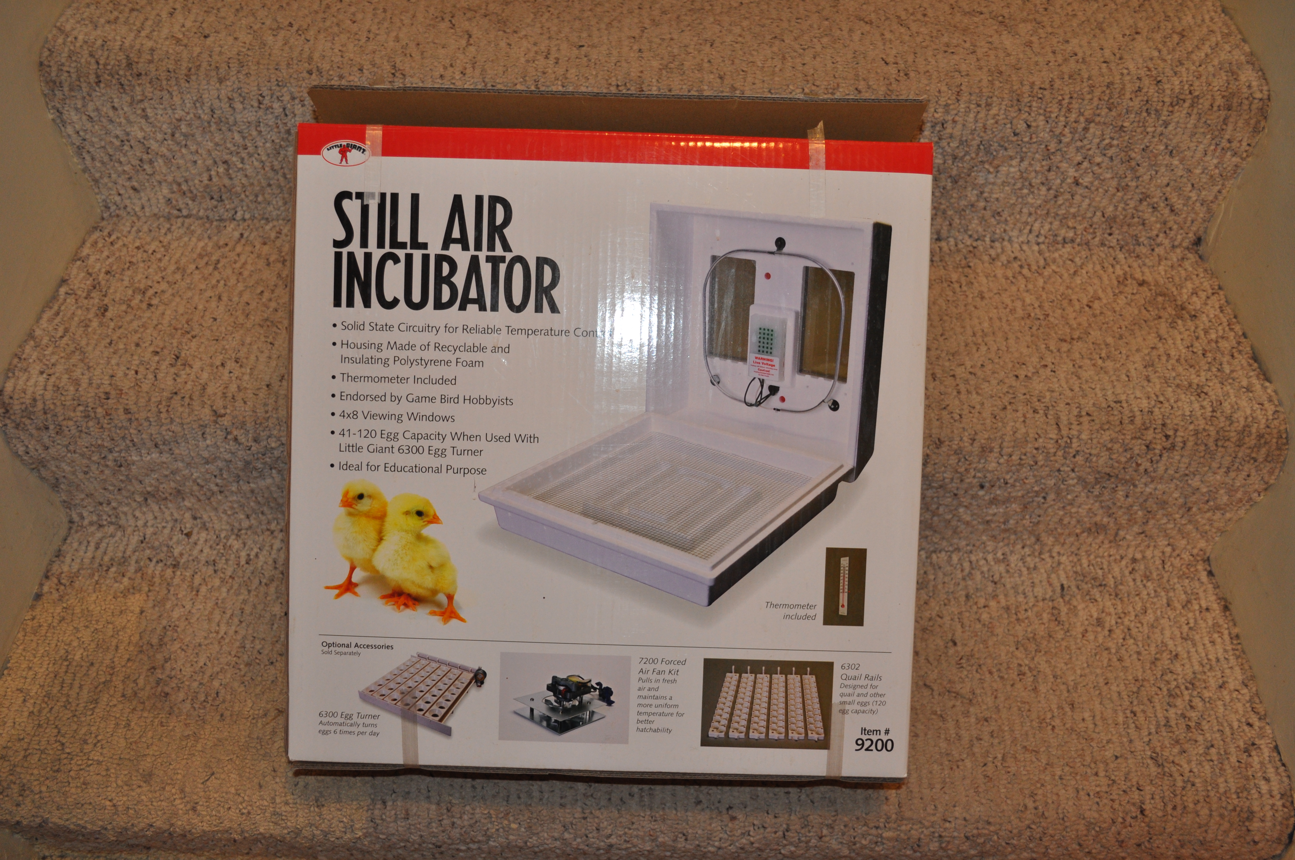 has the fan in it, also have the egg turner