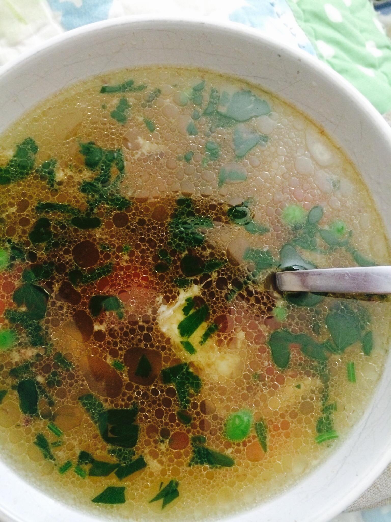 Healing organic home made chicken soup :-)