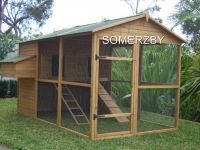 Heaps of head-room so that I can walk in and out without hitting my head when feeding the chooks.