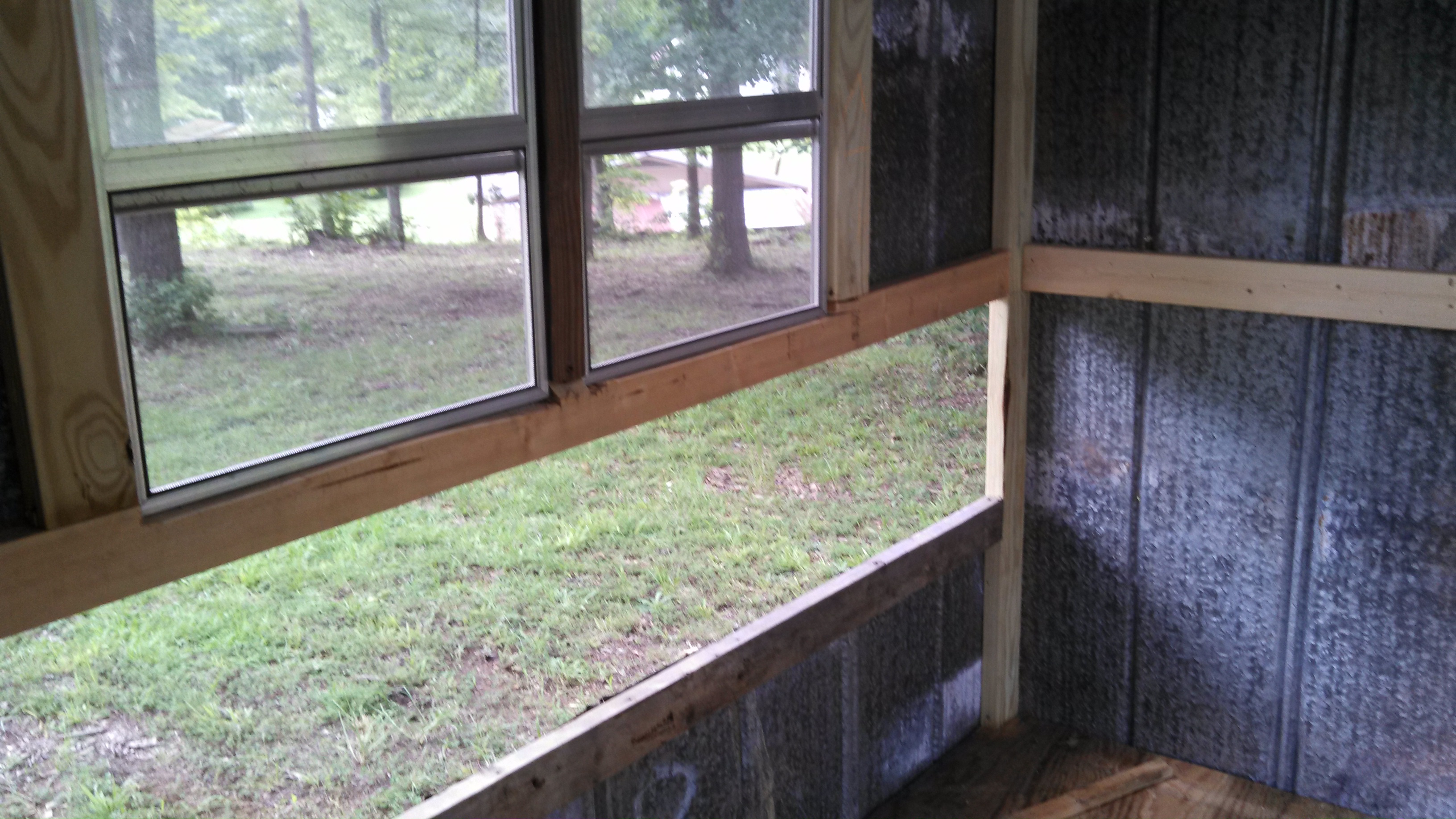 Here's a view if the inside before the nesting boxes.
