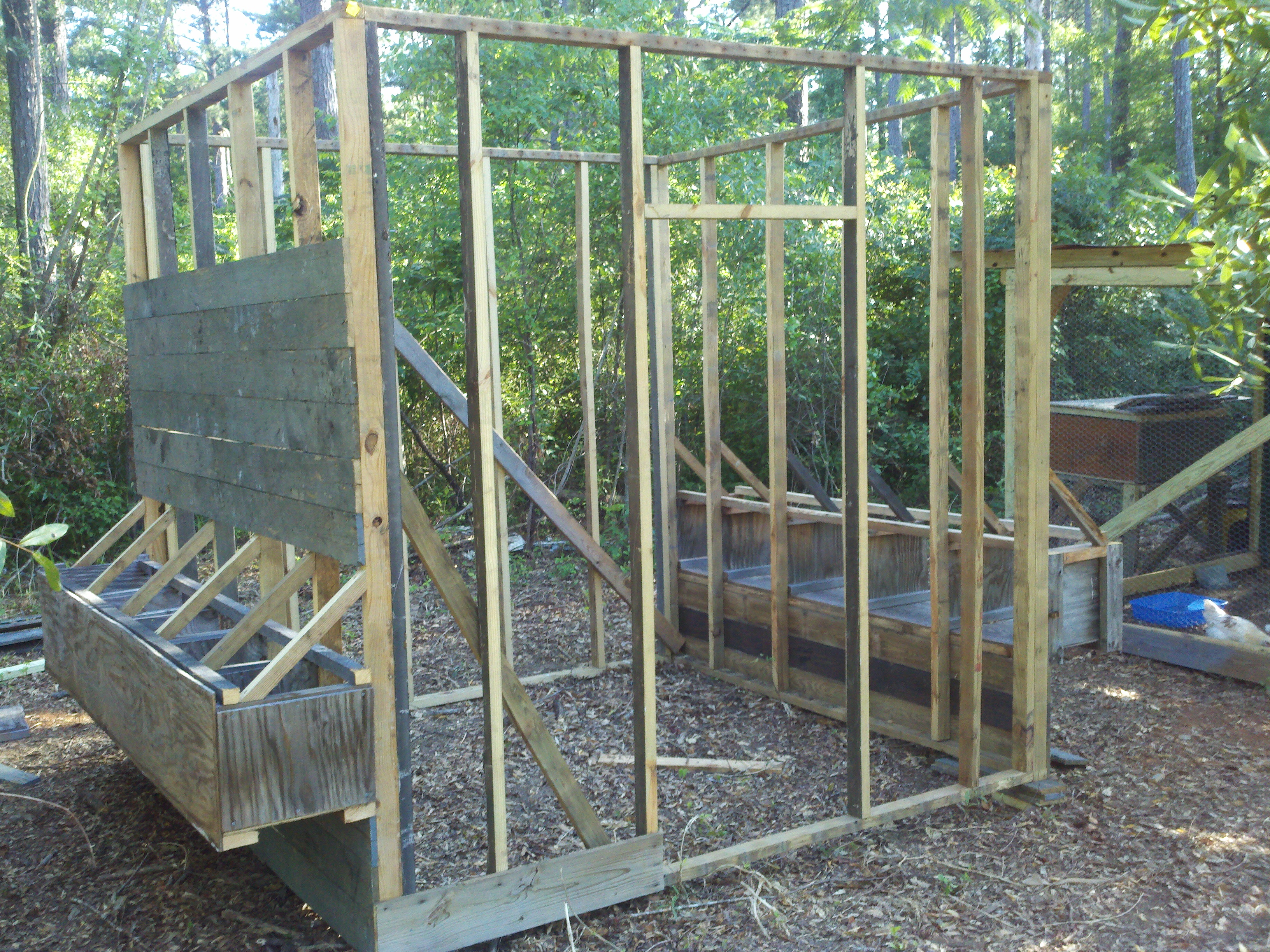 Heres an earlier pic when we first got through framing.