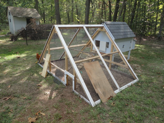 House moved to its area and an enclosed pen added.