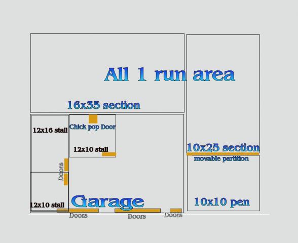 how my coop and runs are set up