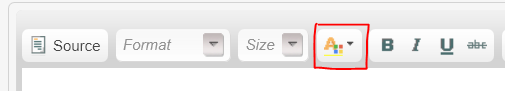 How to change font color