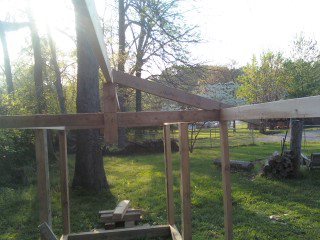 i cut a pattern for the rafters. More to come next weekend.