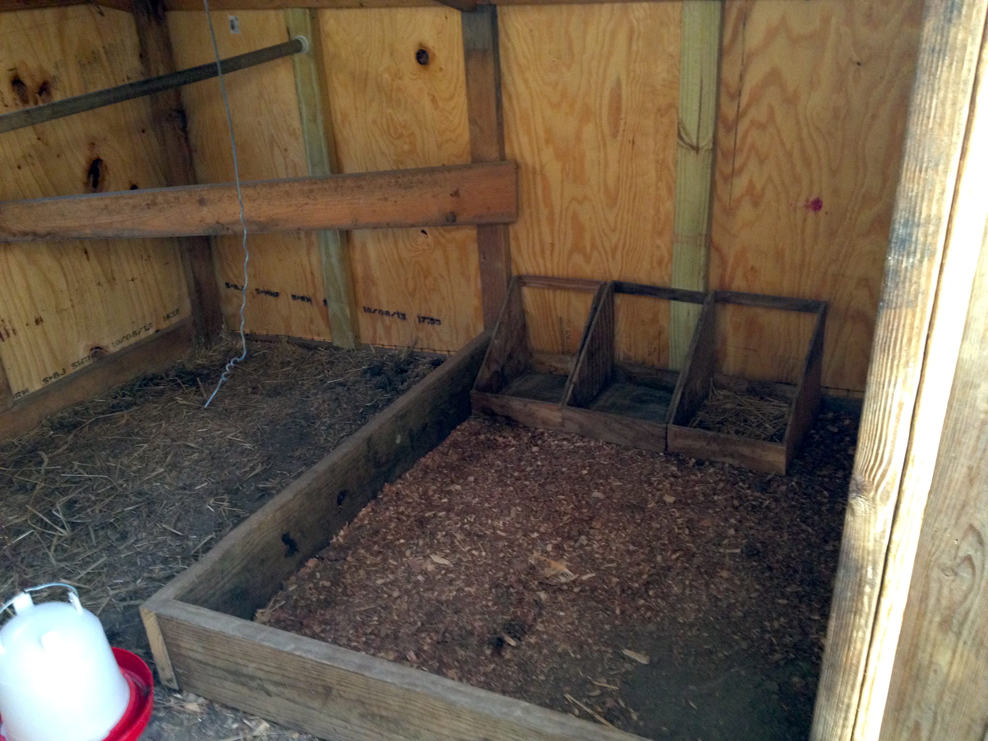 I set the boxes in there, but they have since been mounted.