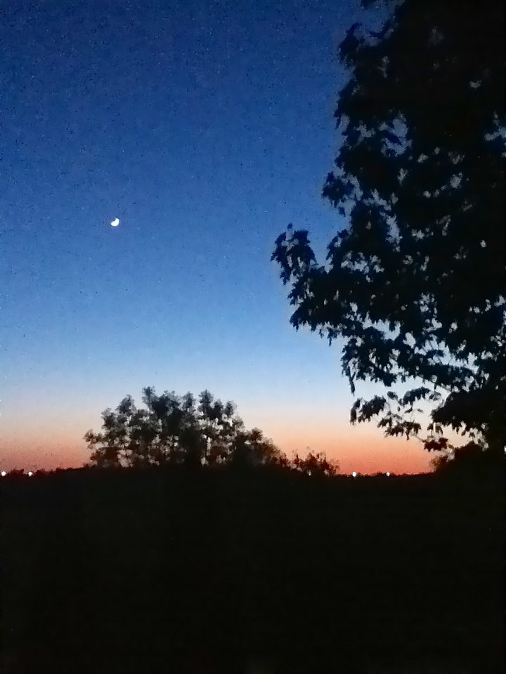 Illinois red, white and blue sky!