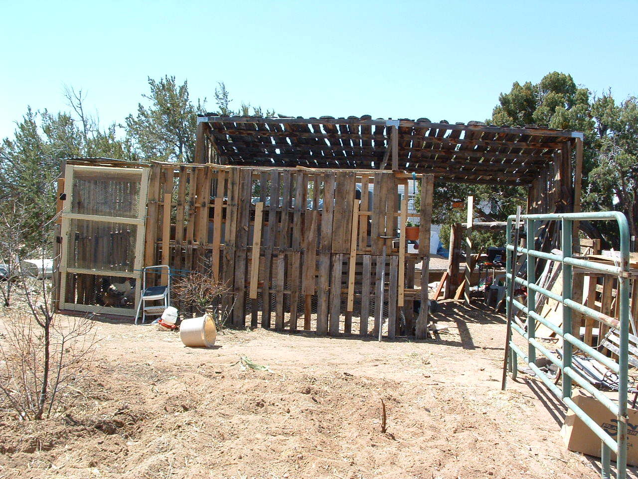 I'm putting in a garden area across from the coop and run area.