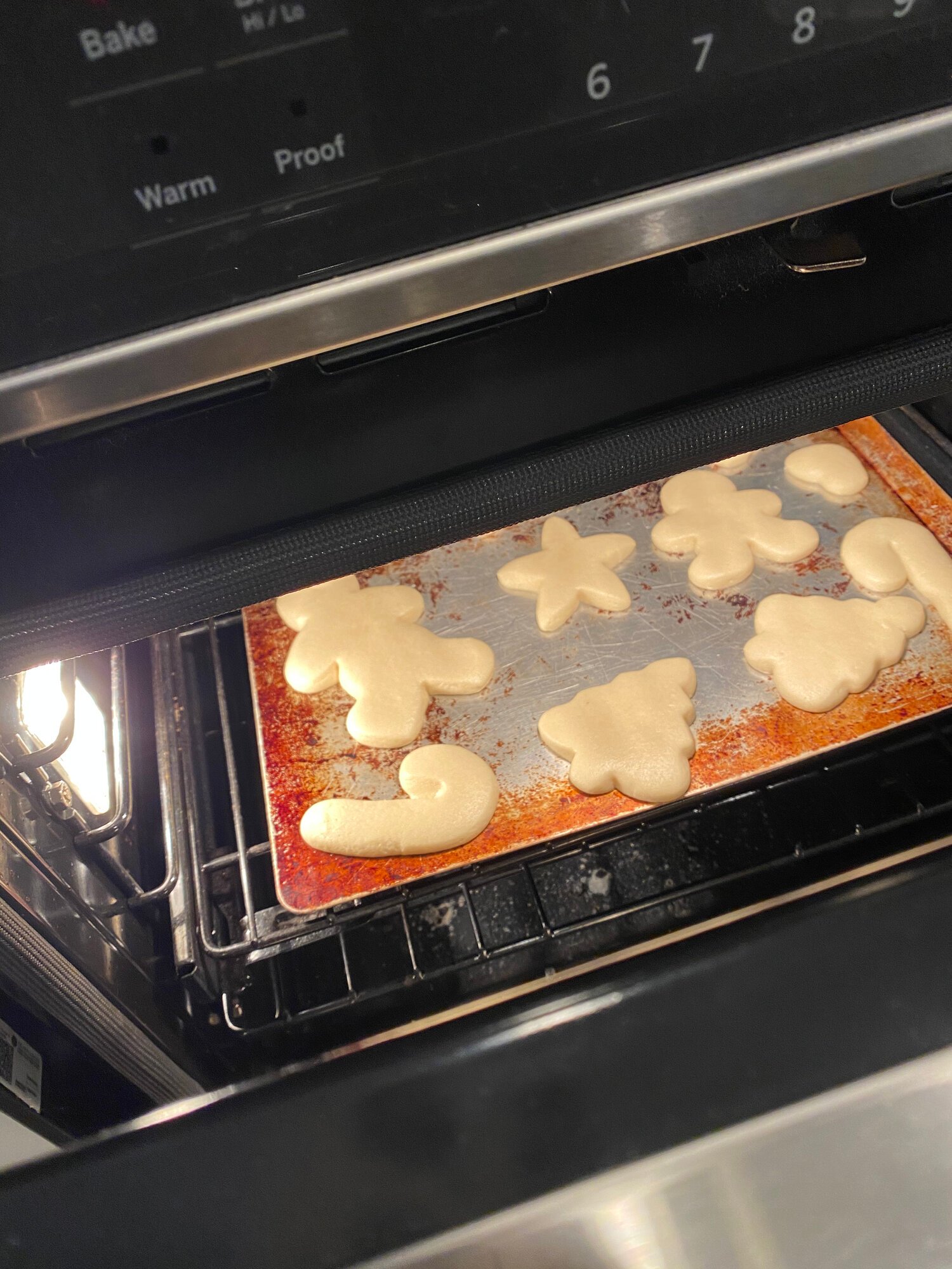 In the oven