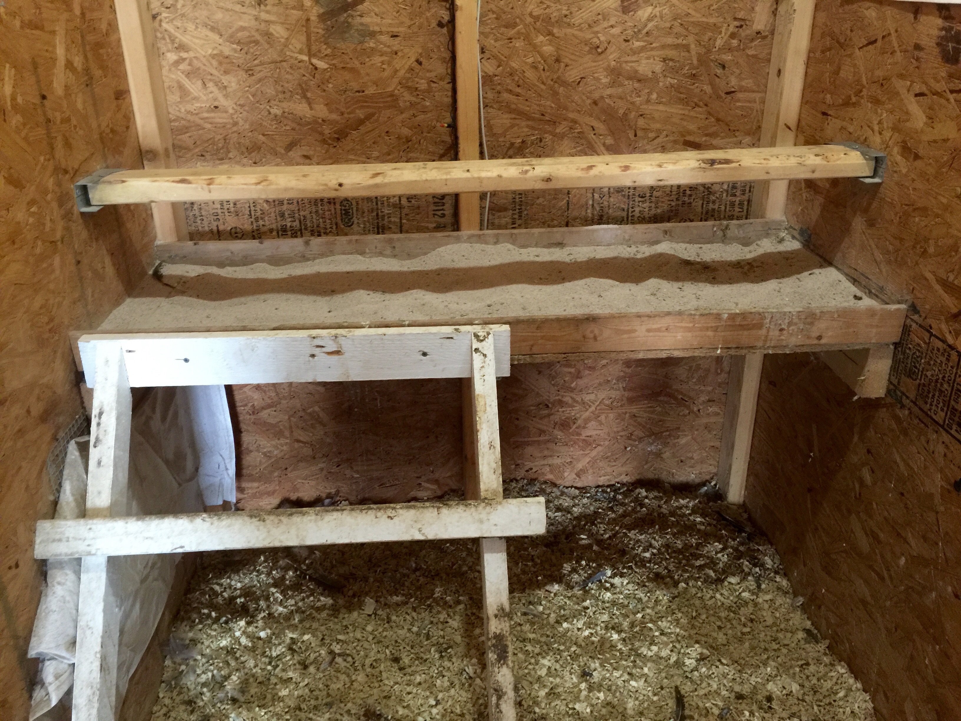 Inside of brooder/breeder pen.