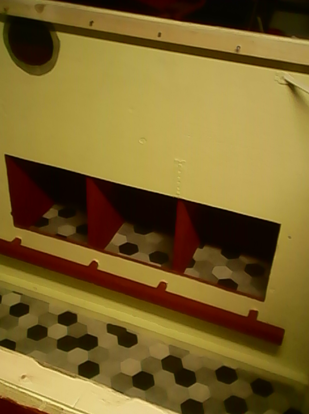 Inside view of nest boxes