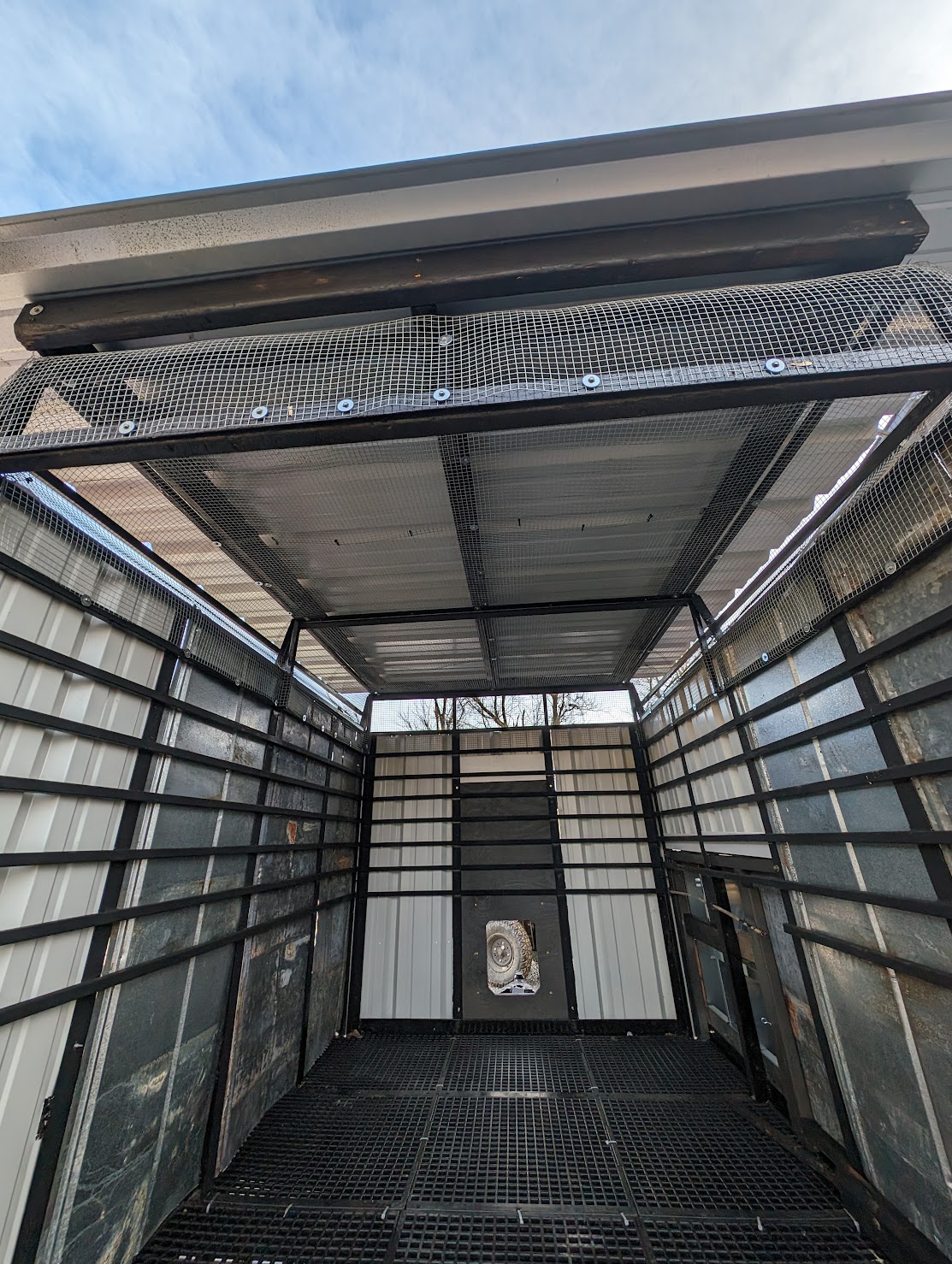 Inside view of the trailer