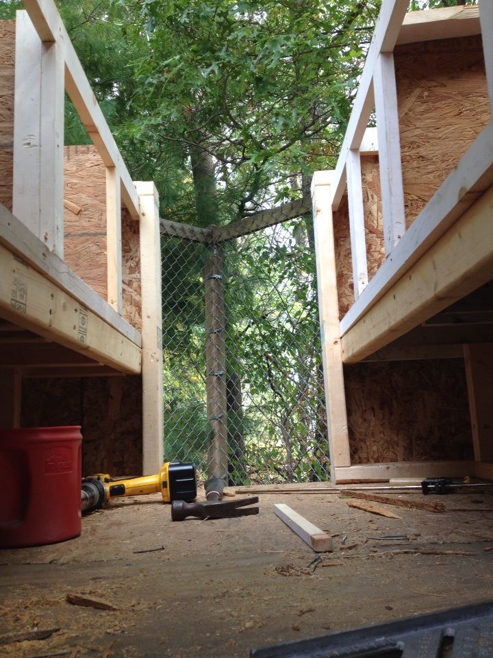 Inside while building