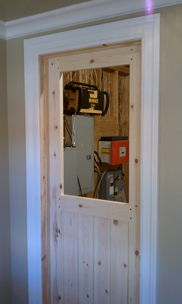 Installed view from the chicken side.