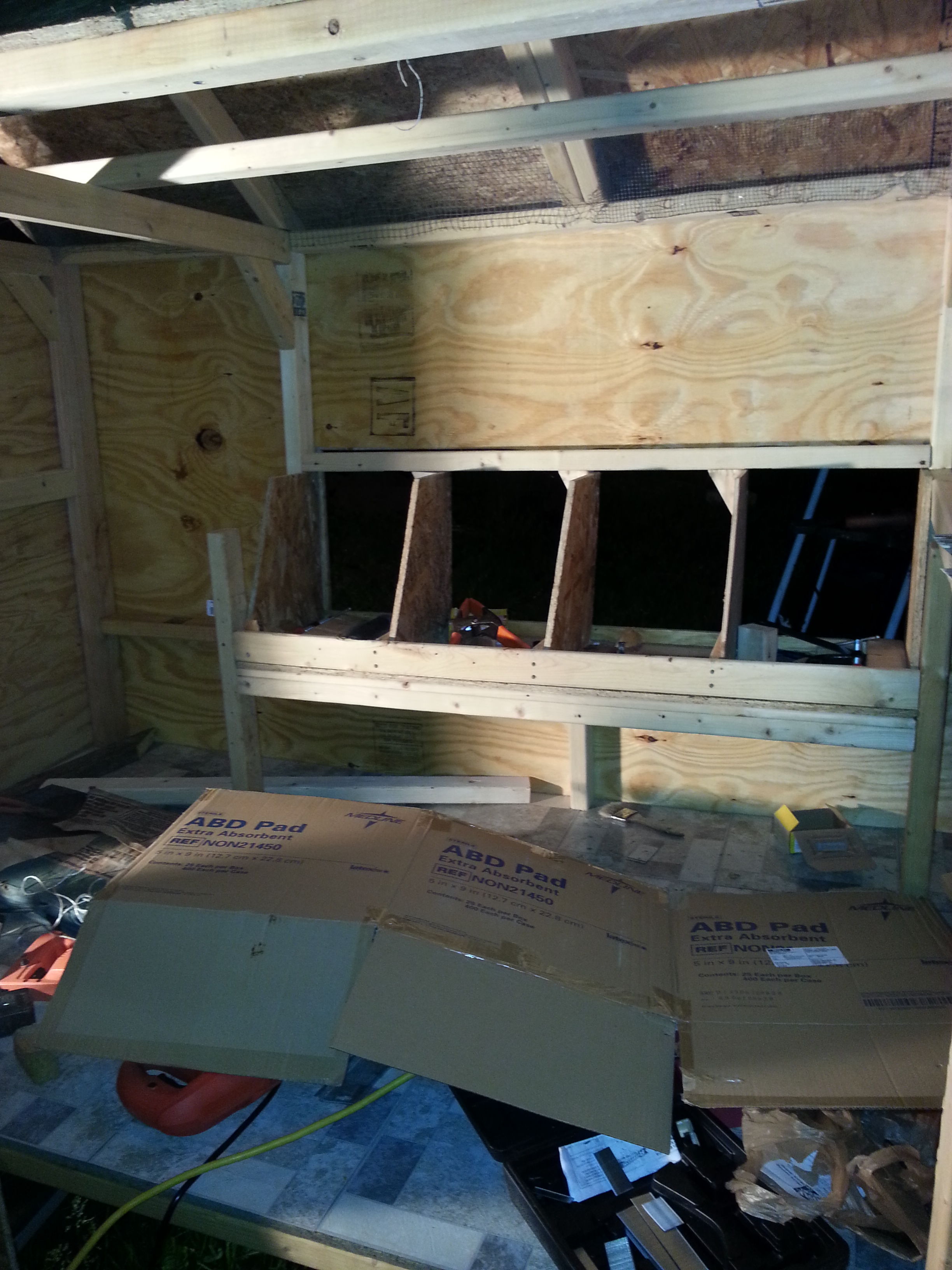 Interior Construction in-progress.