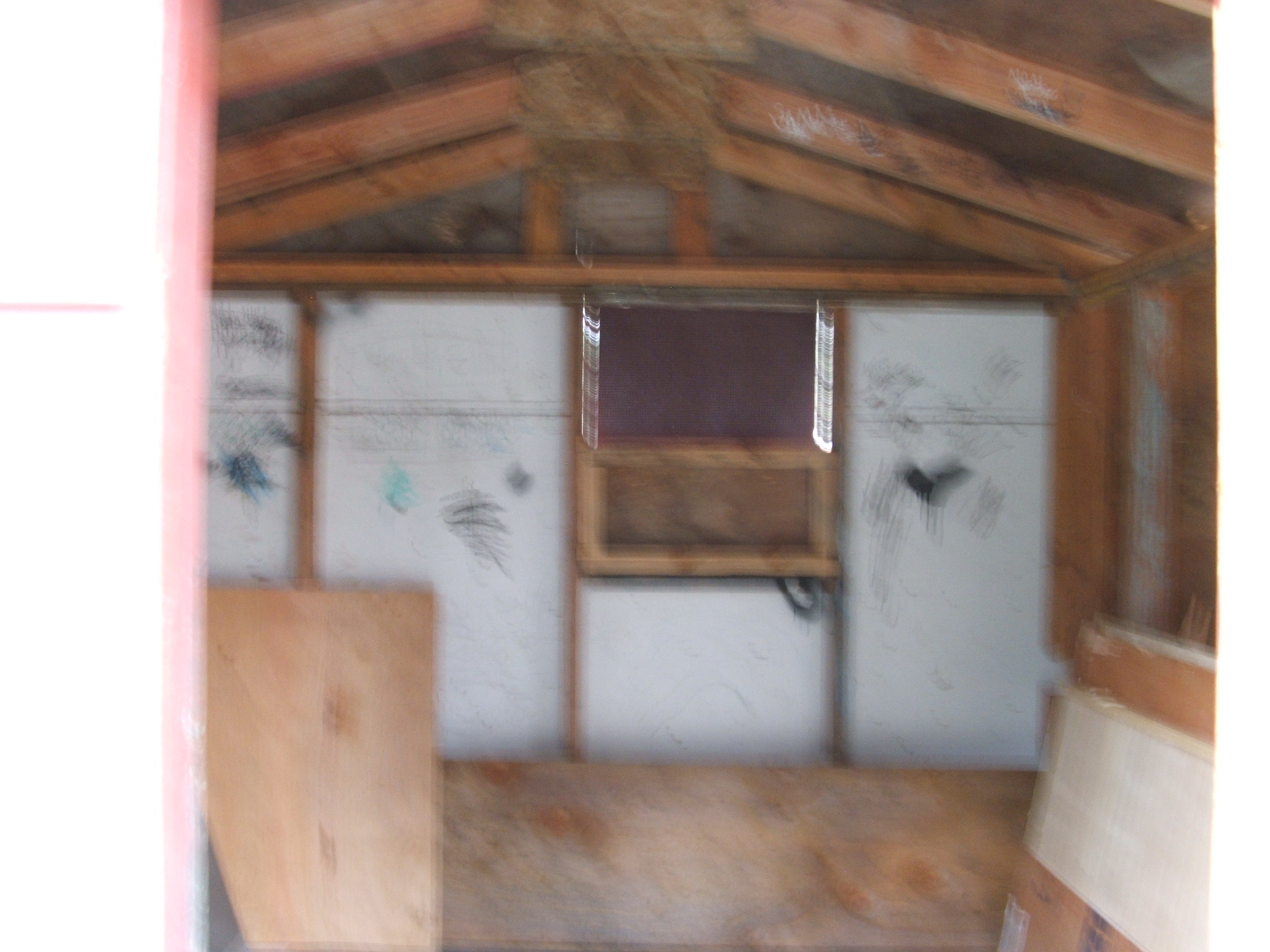 Interior is not yet completed roust will be on back wall