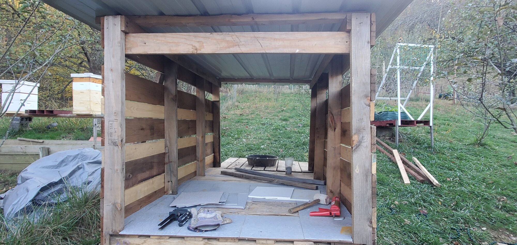 Interior Look with roof panels