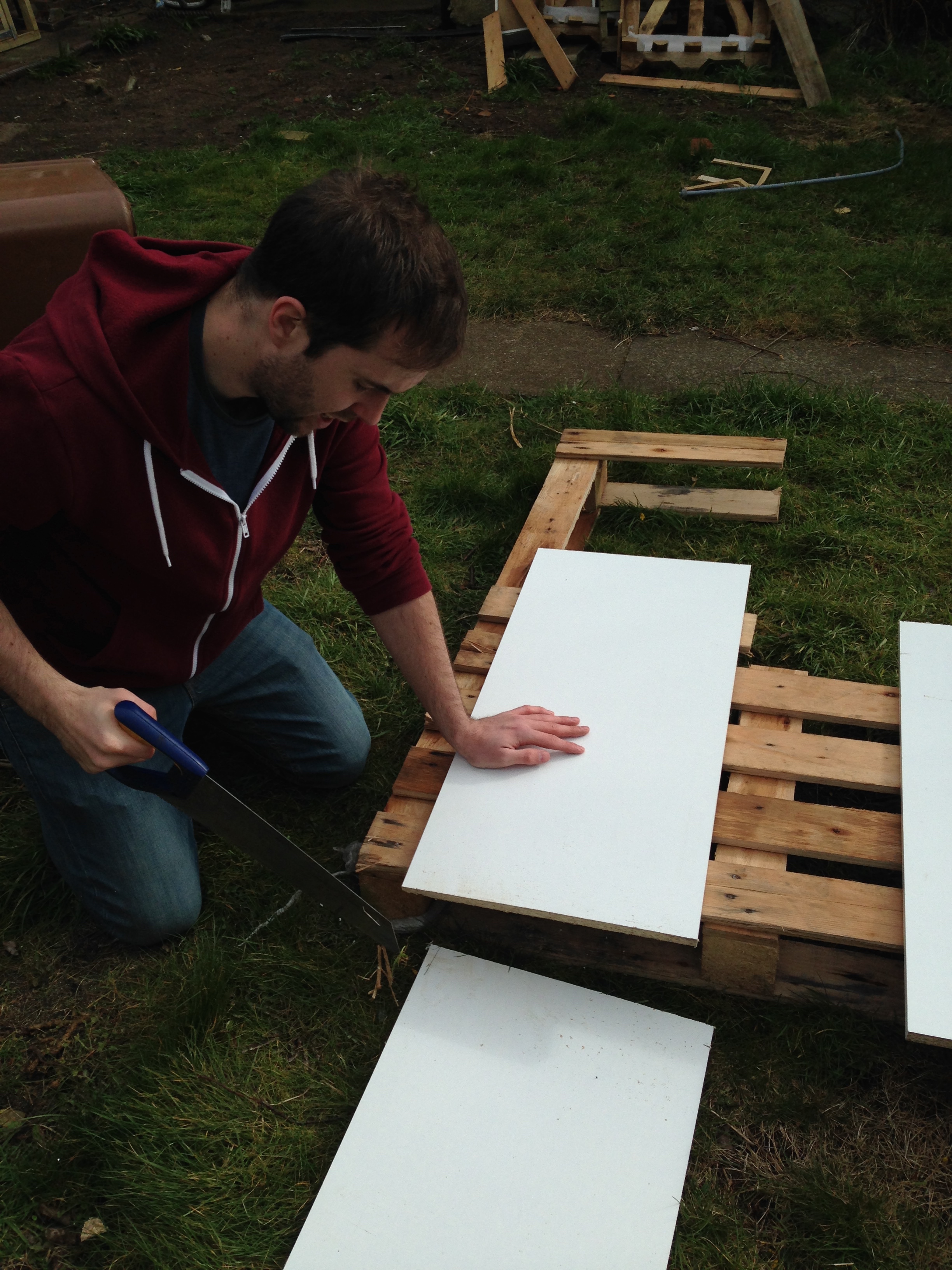 It's hard work watching all this hard work take place! :P