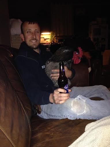 Jason and Sampson just hanging out