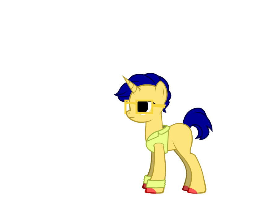 Joe from Digimon as a pony.