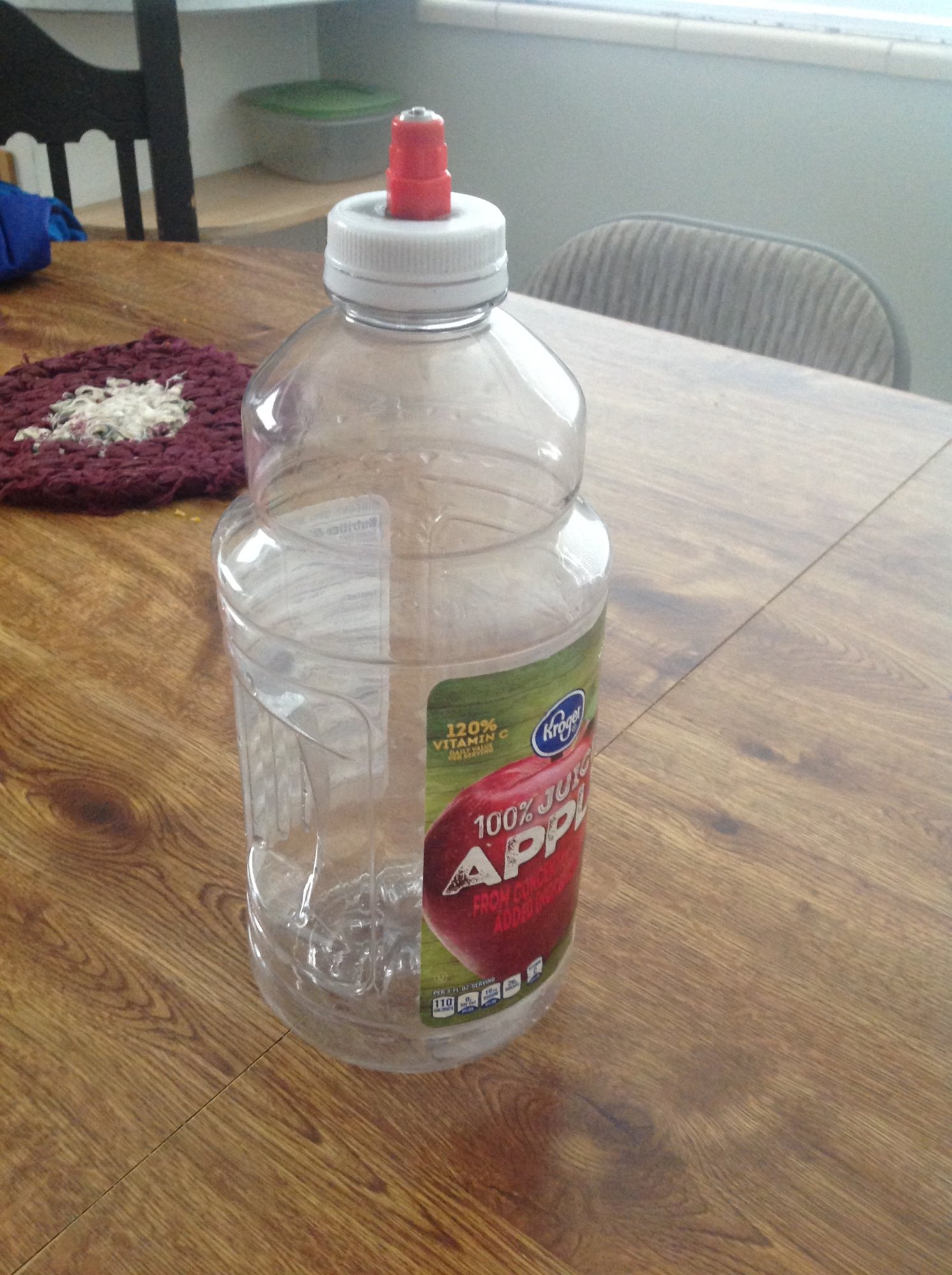 Juice bottle waterer