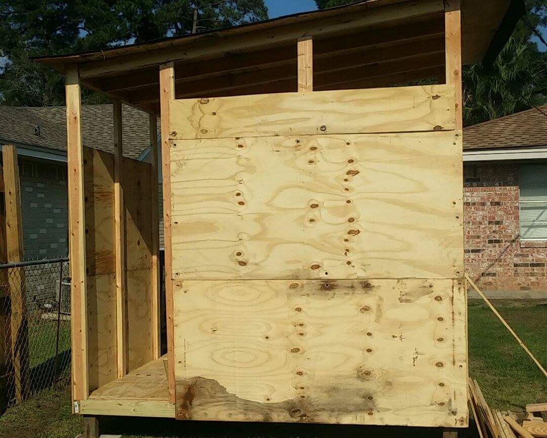 Just need door and hardware cloth on for ventilation